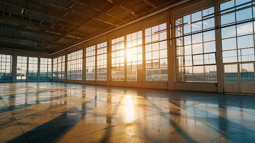 A clean warehouse in Ocala