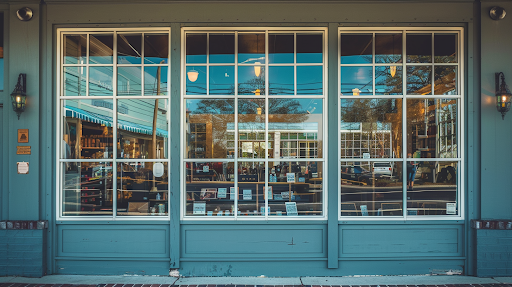 A storefront in Ocala Florida with clean windows thanks to professional window cleaning services